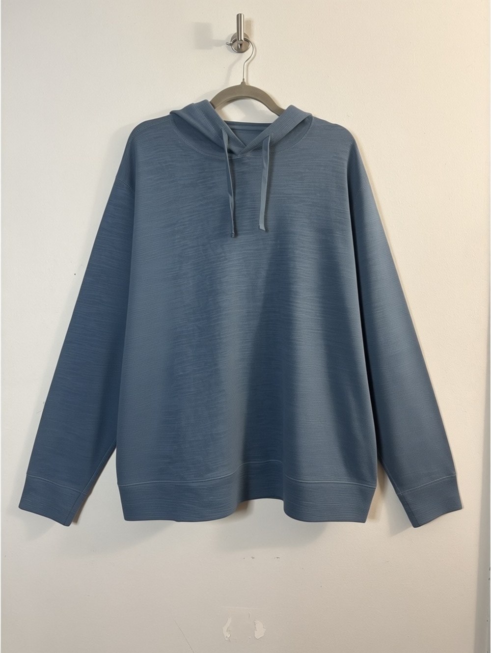 Faherty Men’s XXL Organic Cotton Pullover Hoodie Slate Blue Lightweight Casual